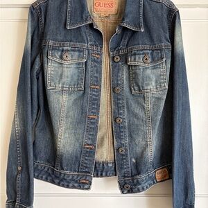 Guess Denim Two-Toned Workwear Jacket